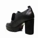 Fornarina wingtip woman with high heel black color article PI18BE1048C000