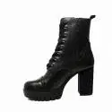 Fornarina ankle boot woman with high heel black color article PI18BE1045C000