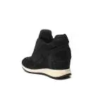 Geox sneakers with inside wedge color black article D620QA 000MA C9999