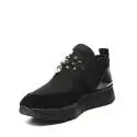 Geox sneakers with medium wedge color black article d745ta 01522 c9999