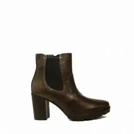 Raquel Perez ankle boot woman with high heel color nicotine article jasmine 37