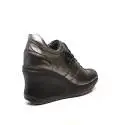Agile by Rucoline Sneaker high wedge black color article 1800a alvin