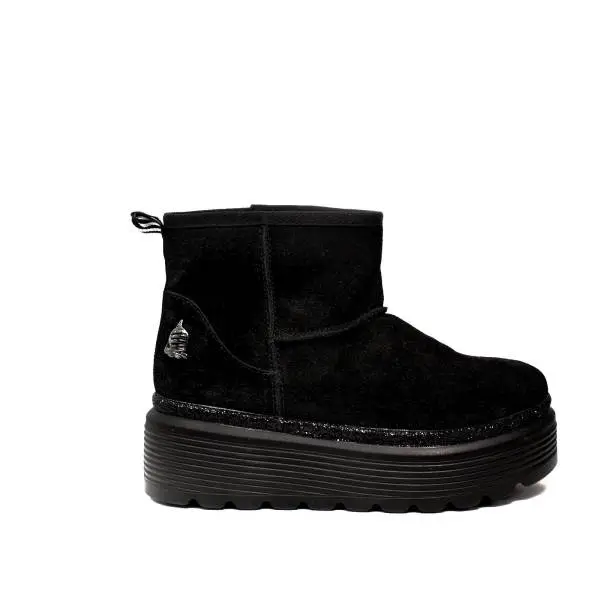 Marina Yachting ugg woman high wedge black color article 172 w 650 300