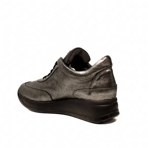 Agile by Rucoline Sneaker medium wedge gunmetal color article 1304 a alvin