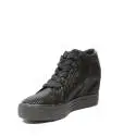 Tommy Hilfiger snekaers with high wedge black color article FW0FW01772/990
