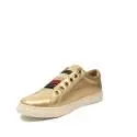 Tommy Hilfiger sneakers con zeppa bassa oro articolo FW0FW01913/058