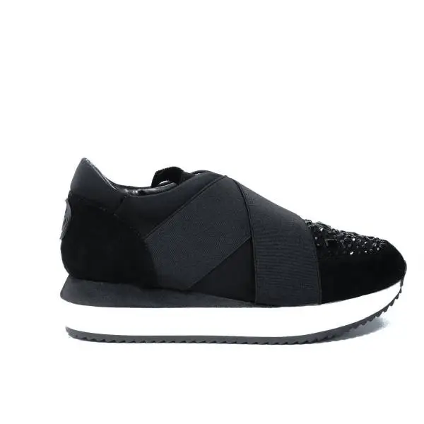 Blu Byblos sneakers medium wedge black color article 677404 001