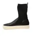 Napapijri ankle boot sneaker withwedge for women black color article 15741149/N00