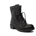 Francesco Milano ankle boot for women with low heels black color article P25-8P-NEY