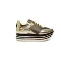 Byblos sneaker donna con zeppa alta color platino articolo 672021 045