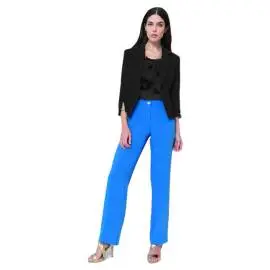 EDAS LUXURY CATOPPO classic trousers woman color IMPERIAL BLU