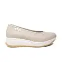 Agile by Rucoline ballerina woman leather with wedge of ivory color ARTICLE 136 TO CHARO FOR Ivory