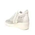 Agile by Rucoline sneaker woman with wedge and rhinestones white ARTICLE 226 TO CHAMBERS RHINESTONES WHITE