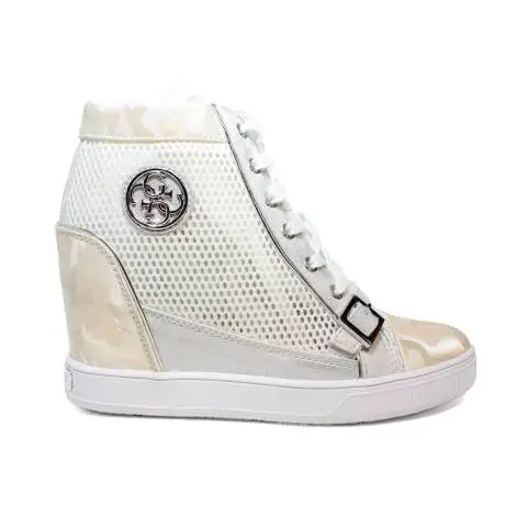 Guess sneaker woman model with internal wedge white FLIOE Article1 FAM12 WHITE