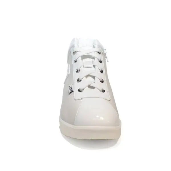 Agile by Rucoline sneaker donna con zeppa colore bianco articolo 226 A CHARO CASIL BIANCO