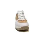 Alviero Martini 1a Classe sneaker donna colore bianco con mappa geografica color beige articolo N 0352 0030