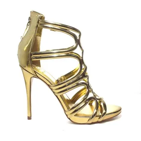 Guess sandal donna color polished gold and high heel FLTE Article22 LEL03 GOLD