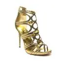 Guess sandalo donna colore oro lucido e tacco alto articolo FLTE22 LEL03 GOLD