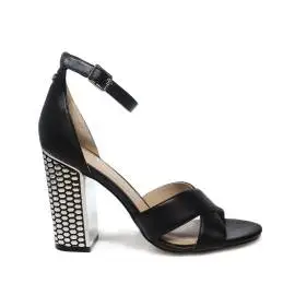 Guess sandal Woman black color with high heel silver FLIAN Article1 LEA03 BLACK
