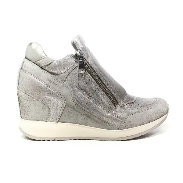 Geox sneaker woman with wedge internal light gray article D620QA 0CD22 c1010 D NYDAME TO