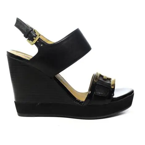 Geox sandal woman with wedge high color black article D82P608502 and C9999 D JAMIRA TO