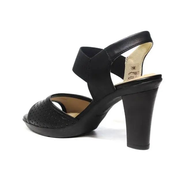 Geox sandalo donna con tacco alto colore nero articolo D821VC 00085 C9999 D JADALIS C