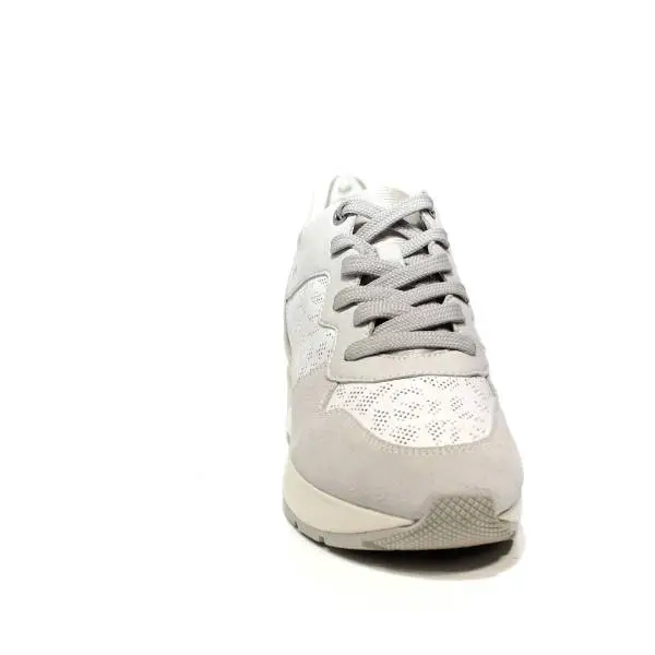 Geox sneaker donna con zeppa alta color bianco e bianco sporco articolo D828LC 08522 C1352 D ZOSMA C