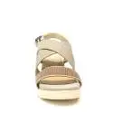 Geox sandalo donna con zeppa medio alta color sabbia/beige articolo D828AB 06R43 C0135 D MARYKARMEN P.B