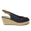 Tommy Hilfiger FW0FW02788/403 sandal blunted with wedge media color night blue