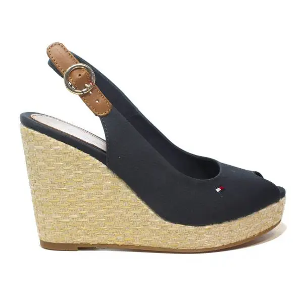 Tommy Hilfiger FW0FW02787/403 sandal blunted with wedge high color night blue