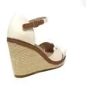 Tommy Hilfiger FW0FW02652/121 sandalo donna con zeppa alta colore bianco