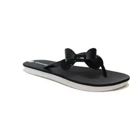 Superga thong with bow black low model article S24R964/BLACK