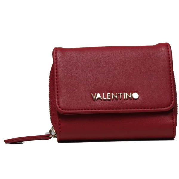  Valentino Handbags VPS319102 READY RED women's wallet with zip closure