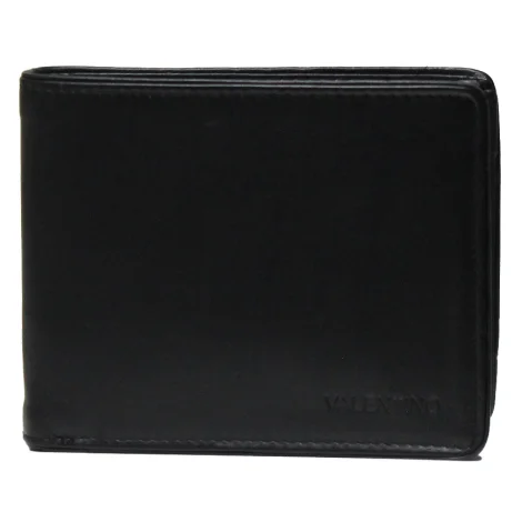 Mario Valentino VPP2BL13 NERO AMOS men's wallet horizontal layout