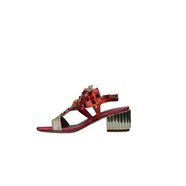 Albano 3948 RASO CIPRIA woman's sandal with colorful applications