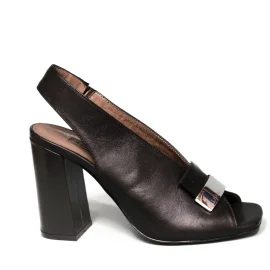 Albano sandal woman with high heel black model 2225 TR90