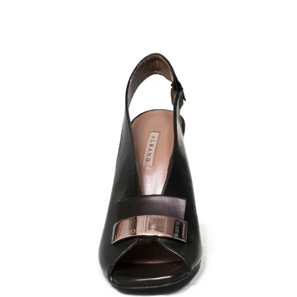 Albano sandalo donna con tacco alto colore nero modello 2225 TR90