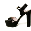Albano sandalo donna con tacco alto colore nero modello 2048 GIO12
