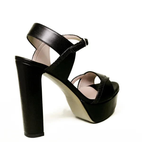 Albano sandalo donna con tacco alto colore nero modello 2048 GIO12