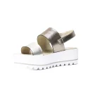 Nero Giardini sandalo con tacco medio colore platino-bronzo e modello P908323D 415