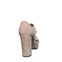 Nero Giardini sandalo donna elegante con tacco alto in camoscio color cipria modello P908485DE 660