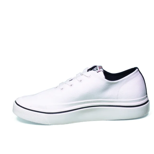 Tommy Hilfiger sneaker uomo di colore bianco con lacci modello FM0FM02059 121