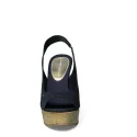 Tommy Hilfiger sandalo con zeppa alta di colore blu FW0FW03839 403