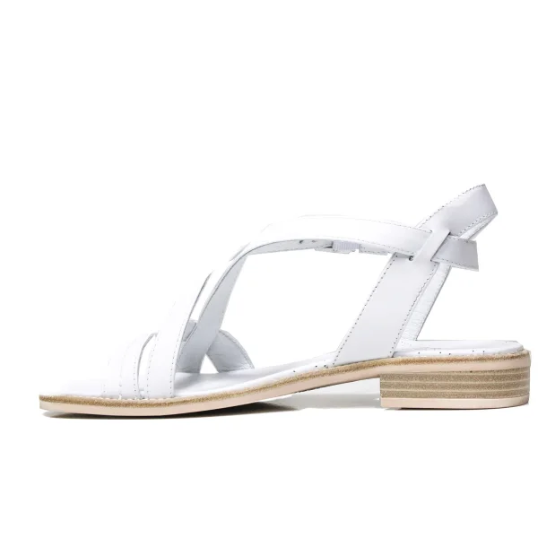 Nero Giardini sandalo donna basso colore bianco modello P908230D 707