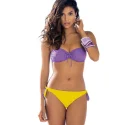 SièLei bikini a fascia con pushup colore viola/giallo E9 9 AN54 FASCIA IMBOTT ESTR 00334