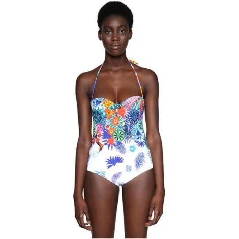 DESIGUAL BIKI_EMMA Bikini pezzo unico Colore 1000 18SWMK18 / 1000