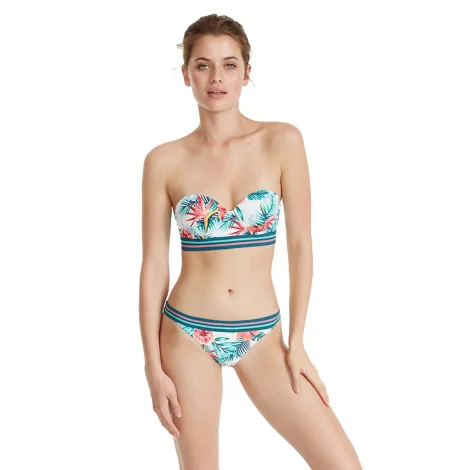 PROMISE BANDEAU bikini a coppa con anello coon brasiliana colore Aruba ART:S4101