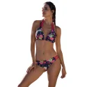 Ysabel Mora Swimwear Bikini Multicolor Blue with attaches fuchsia 81126
