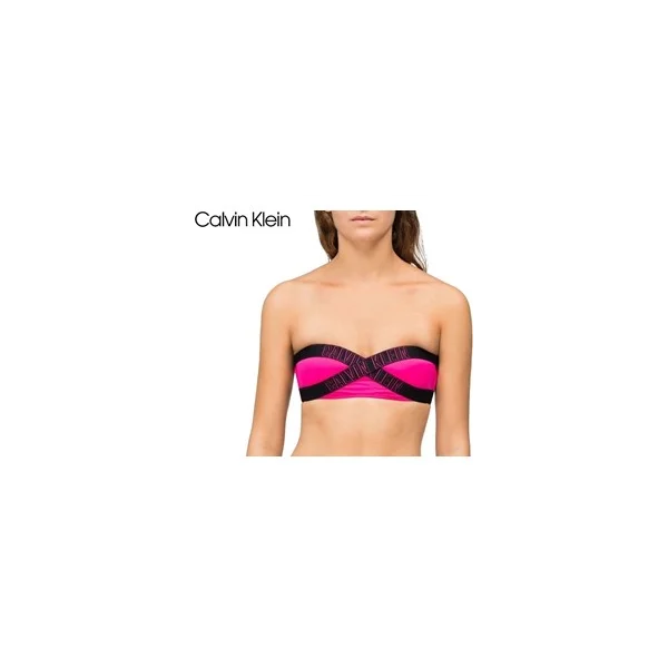 Calvin Klein Swimwear kw0KW00546 507 Black Fuchsia