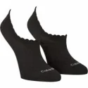Calvin Klein ECE540*00 BLACK**EXP1*81 2 pairs, soft touch liner. Due paia di calzin, taglia unica , colore Nero